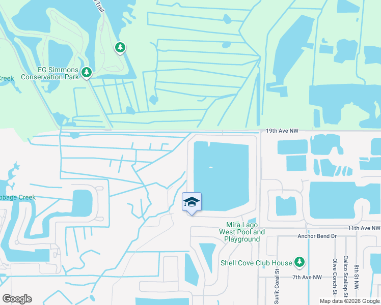 map of restaurants, bars, coffee shops, grocery stores, and more near 1738 Mira Lago Circle in Ruskin