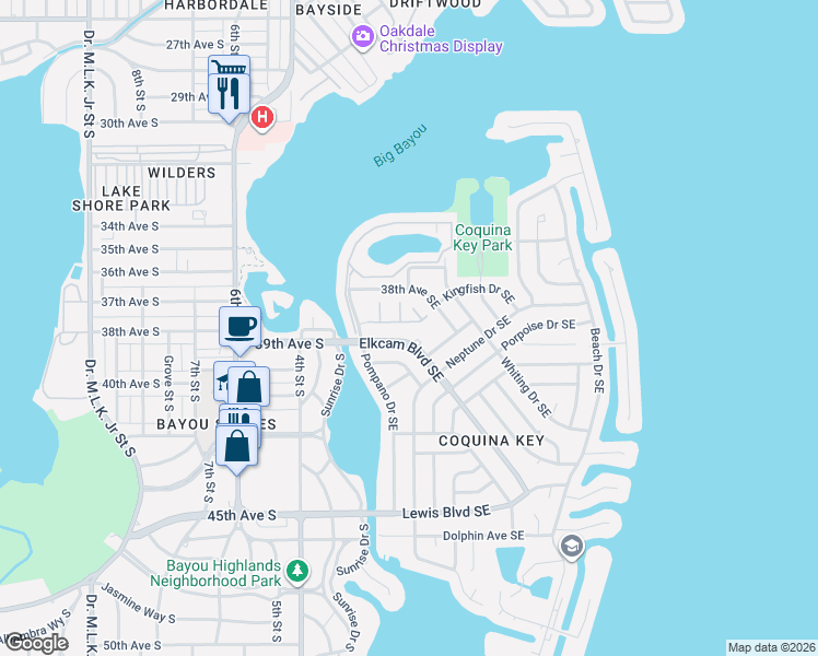 map of restaurants, bars, coffee shops, grocery stores, and more near in St. Petersburg