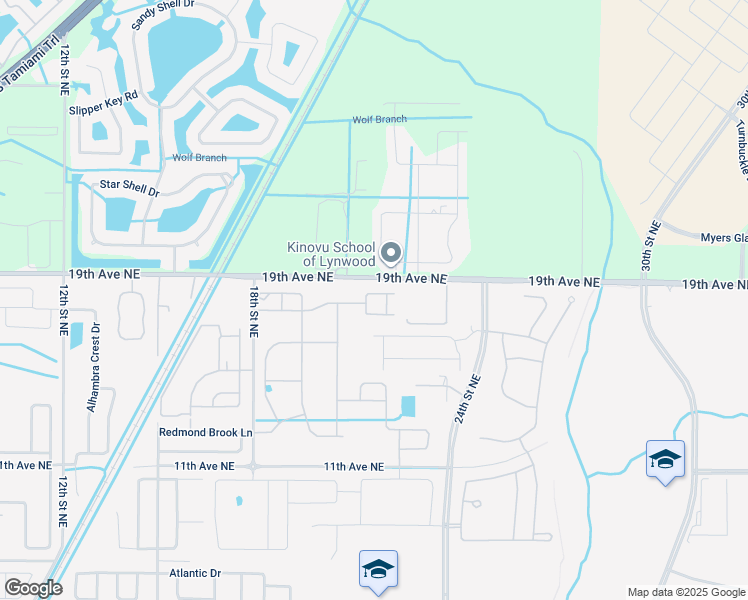 map of restaurants, bars, coffee shops, grocery stores, and more near 2233 Golden Falcon Drive in Ruskin