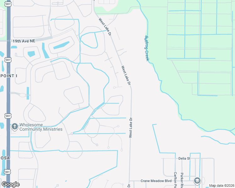 map of restaurants, bars, coffee shops, grocery stores, and more near 16005 Cape Coral Drive in Wimauma