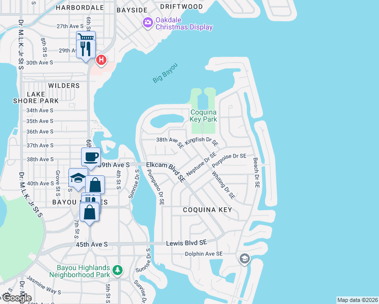 map of restaurants, bars, coffee shops, grocery stores, and more near in St. Petersburg