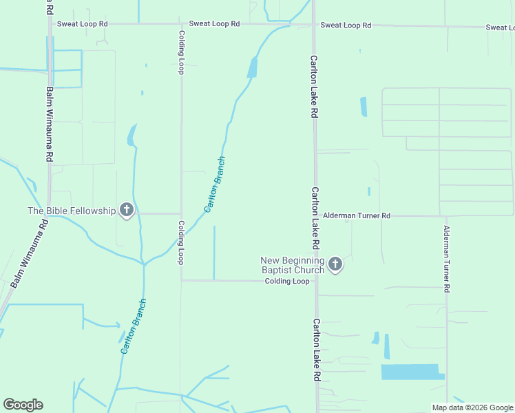 map of restaurants, bars, coffee shops, grocery stores, and more near 15801 Carlton Lake Road in Wimauma