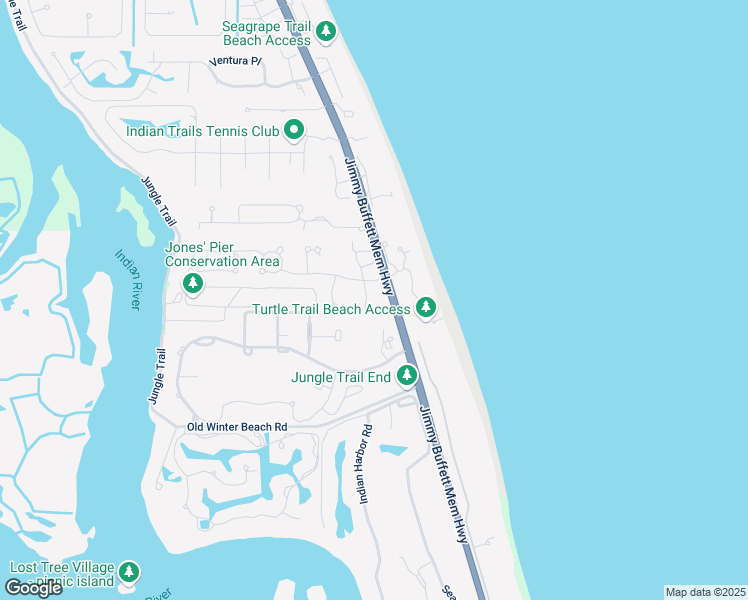 map of restaurants, bars, coffee shops, grocery stores, and more near 103 Island Plantation Terrace in Vero Beach