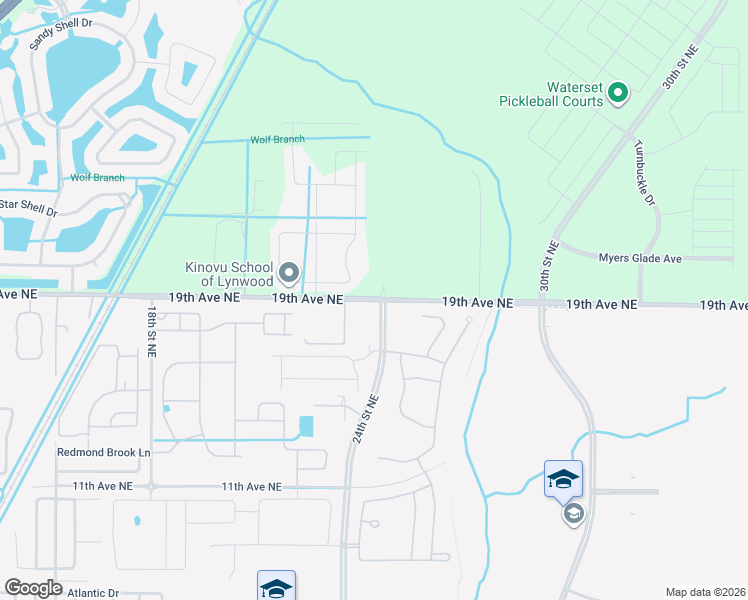 map of restaurants, bars, coffee shops, grocery stores, and more near 2641 19th Avenue Northeast in Ruskin