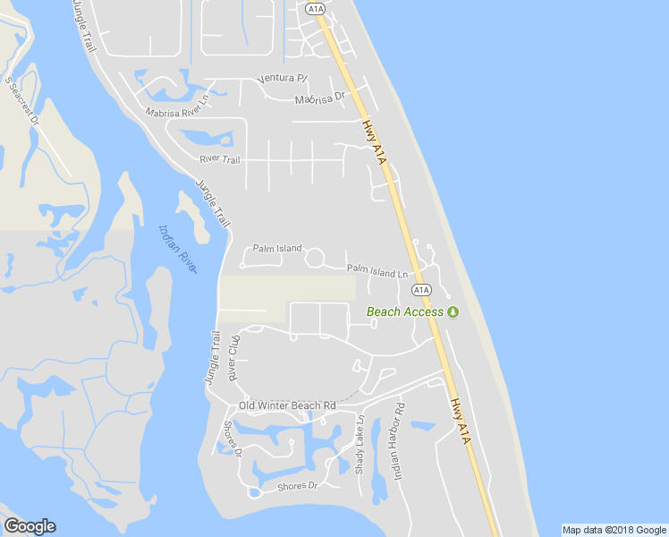 map of restaurants, bars, coffee shops, grocery stores, and more near 415 Palm Island Lane in Vero Beach