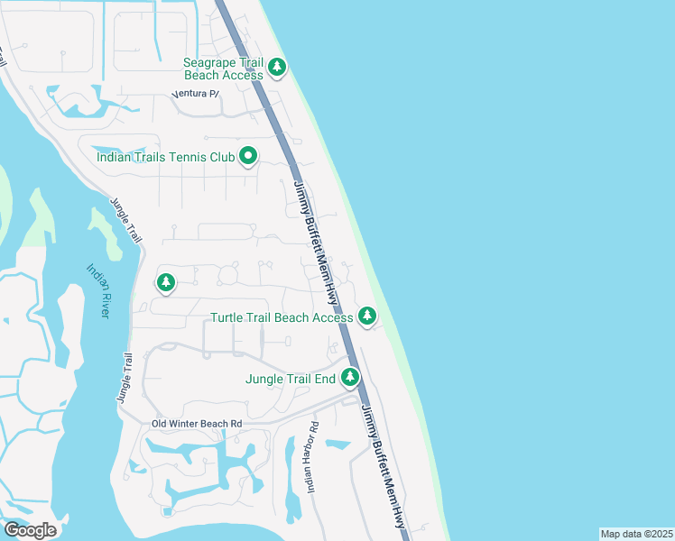 map of restaurants, bars, coffee shops, grocery stores, and more near 200 Oceanview Lane in Vero Beach