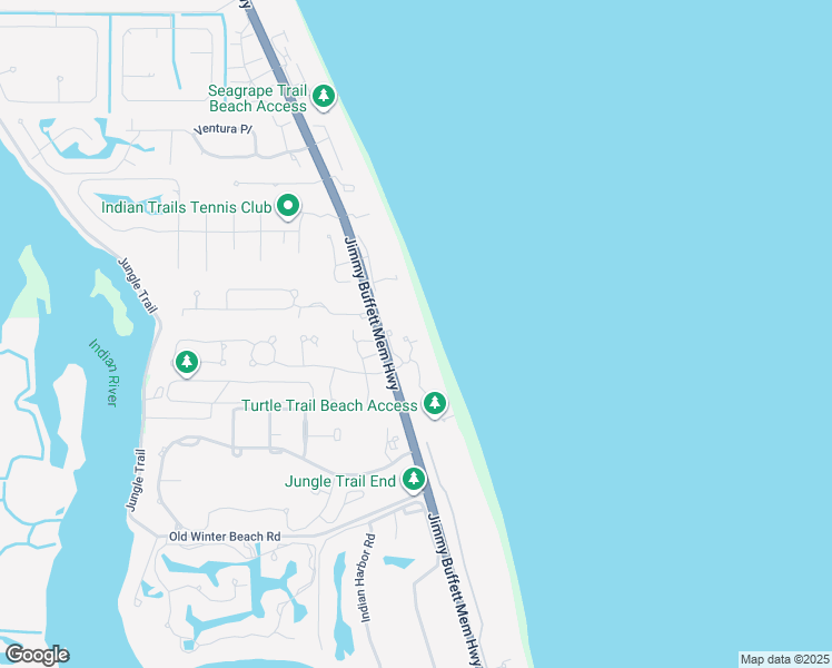 map of restaurants, bars, coffee shops, grocery stores, and more near 200 Oceanview Lane in Vero Beach
