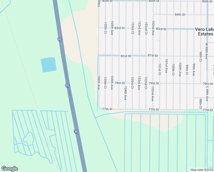 map of restaurants, bars, coffee shops, grocery stores, and more near 7876 105th Court in Vero Beach