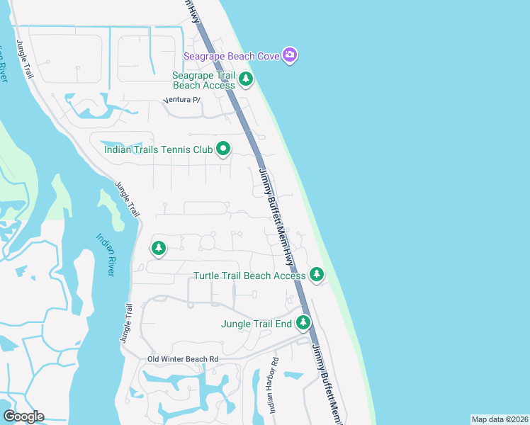 map of restaurants, bars, coffee shops, grocery stores, and more near 11 South White Jewel Court in Vero Beach