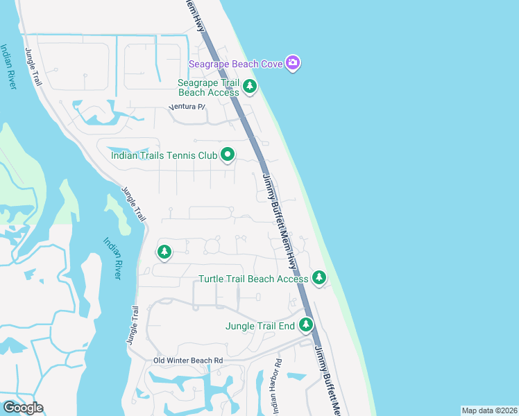 map of restaurants, bars, coffee shops, grocery stores, and more near 31 South White Jewel Court in Vero Beach