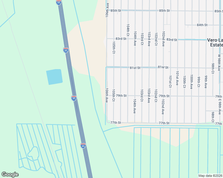 map of restaurants, bars, coffee shops, grocery stores, and more near 7976 106th Avenue in Vero Beach