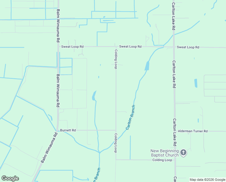 map of restaurants, bars, coffee shops, grocery stores, and more near 15721 Colding Loop in Wimauma