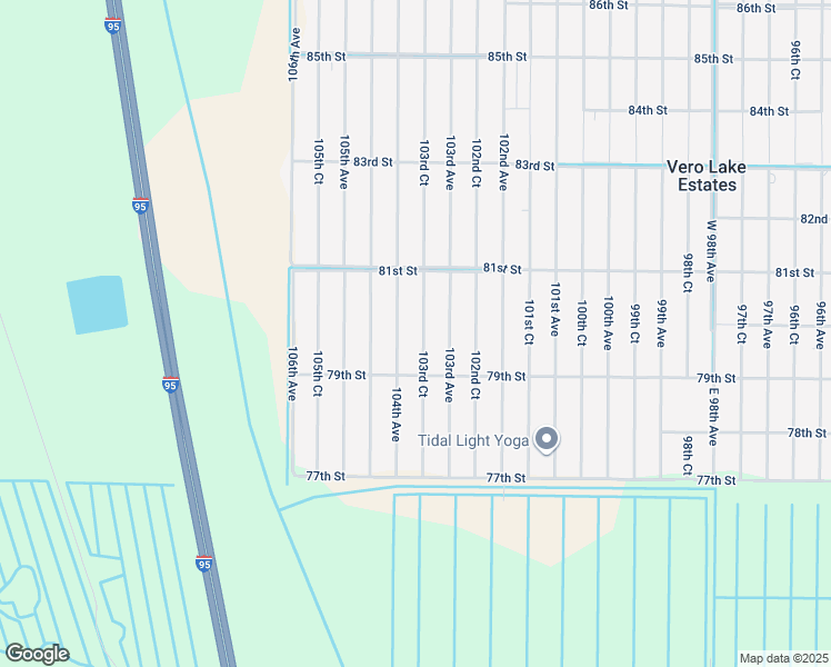 map of restaurants, bars, coffee shops, grocery stores, and more near 7975 103rd Court in Vero Beach