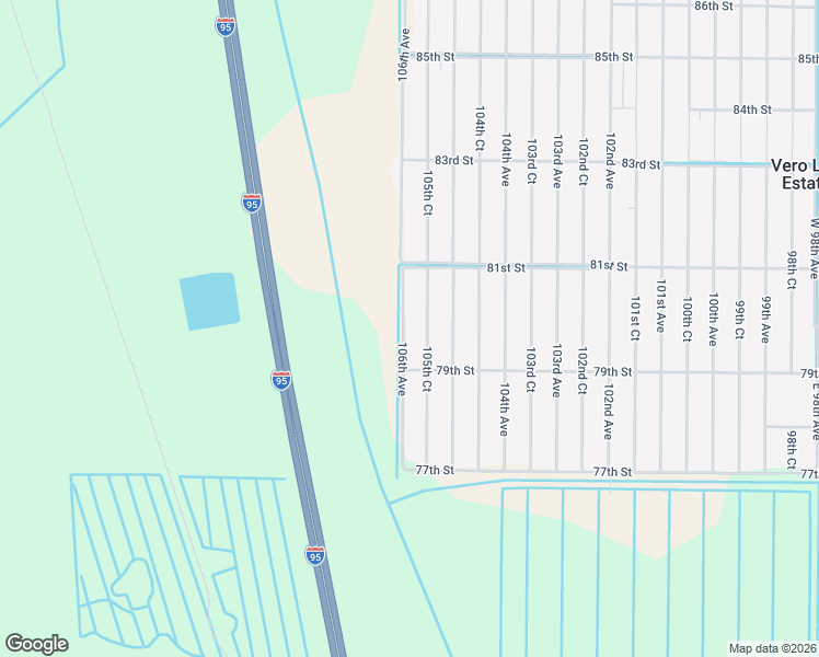 map of restaurants, bars, coffee shops, grocery stores, and more near 7976 106th Avenue in Vero Beach