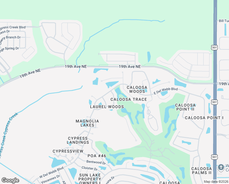 map of restaurants, bars, coffee shops, grocery stores, and more near 2115 Sterling Glen Court in Sun City Center