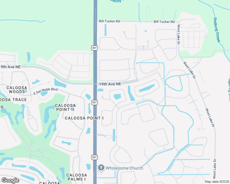 map of restaurants, bars, coffee shops, grocery stores, and more near 15729 Crystal Waters Drive in Wimauma