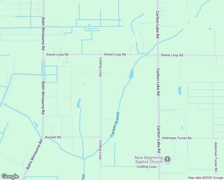 map of restaurants, bars, coffee shops, grocery stores, and more near 15704 Colding Loop in Wimauma