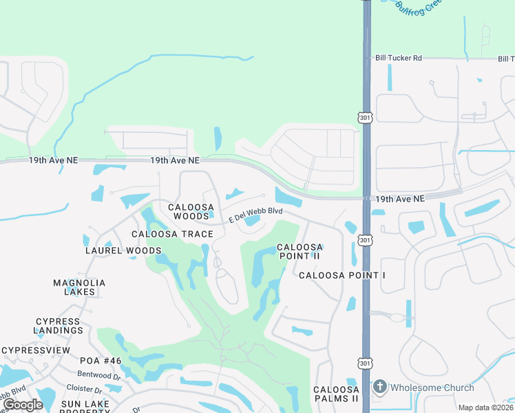 map of restaurants, bars, coffee shops, grocery stores, and more near 1214 Caloosa Creek Court in Sun City Center