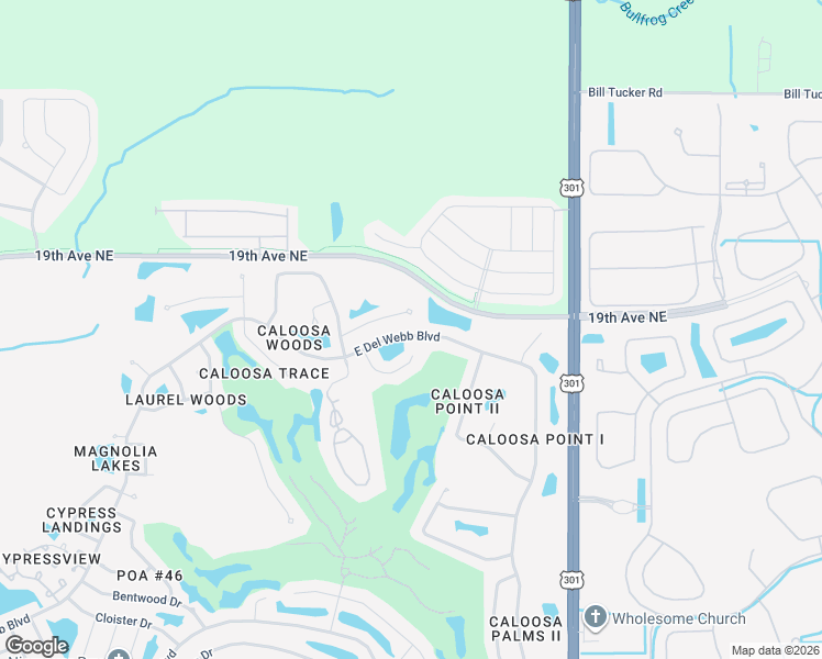 map of restaurants, bars, coffee shops, grocery stores, and more near 1201 Caloosa Creek Court in Sun City Center
