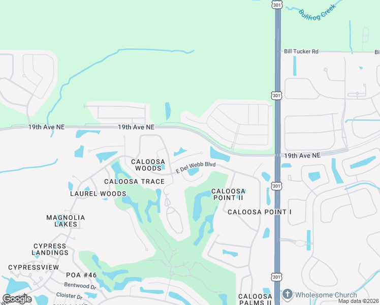 map of restaurants, bars, coffee shops, grocery stores, and more near 1214 Caloosa Creek Court in Sun City Center