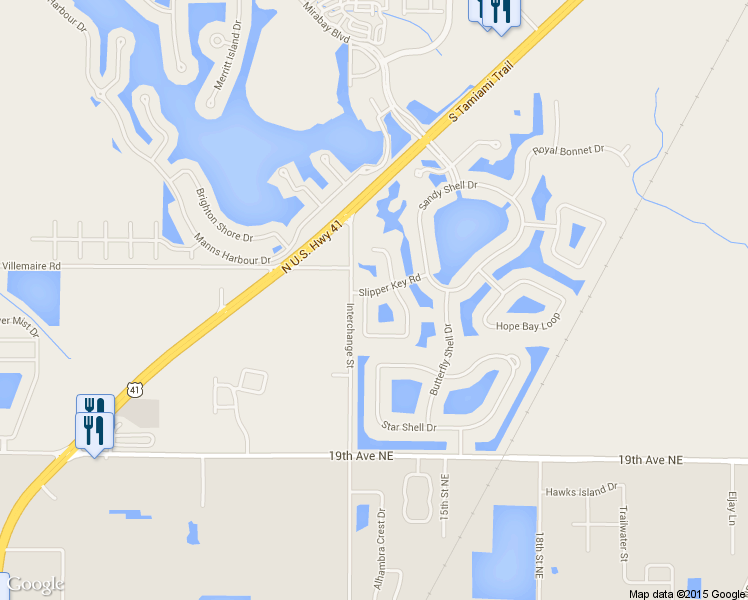 map of restaurants, bars, coffee shops, grocery stores, and more near 109 Slipper Key Rd in Apollo Beach