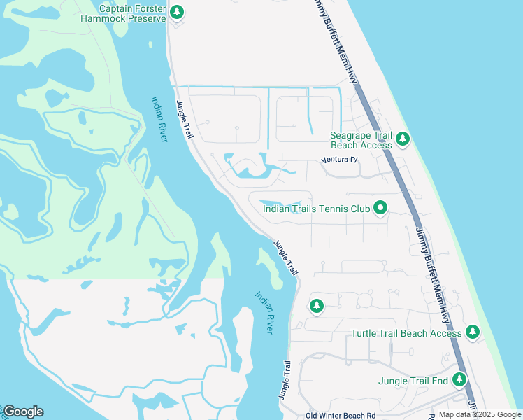 map of restaurants, bars, coffee shops, grocery stores, and more near 880 River Trail in Indian River Shores