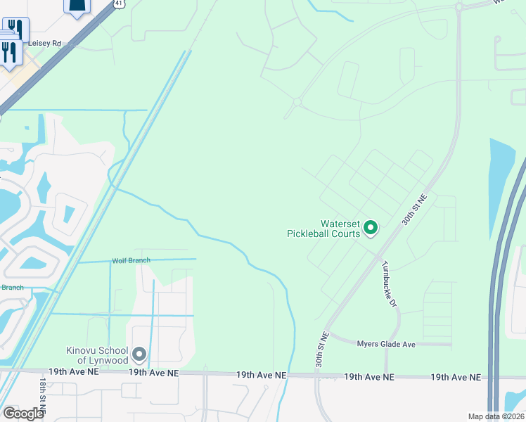 map of restaurants, bars, coffee shops, grocery stores, and more near 2641 19th Avenue Northeast in Ruskin