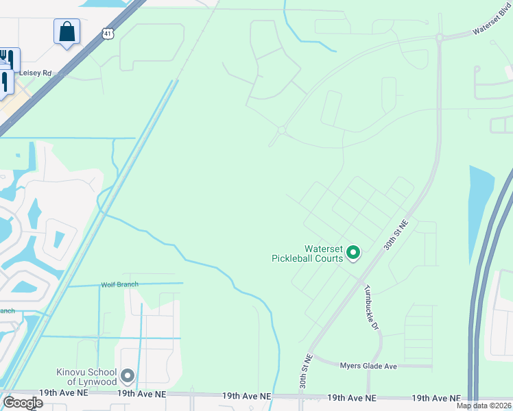 map of restaurants, bars, coffee shops, grocery stores, and more near 2810 19th Avenue in Apollo Beach