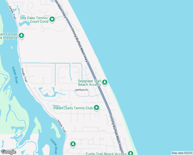 map of restaurants, bars, coffee shops, grocery stores, and more near 8366 Calamandren Way in Indian River Shores