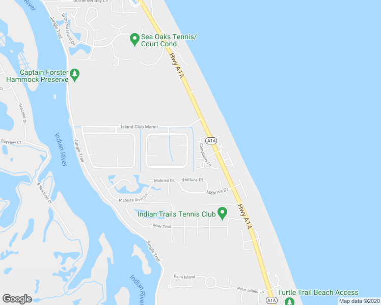 map of restaurants, bars, coffee shops, grocery stores, and more near 955 Island Club Square in Vero Beach