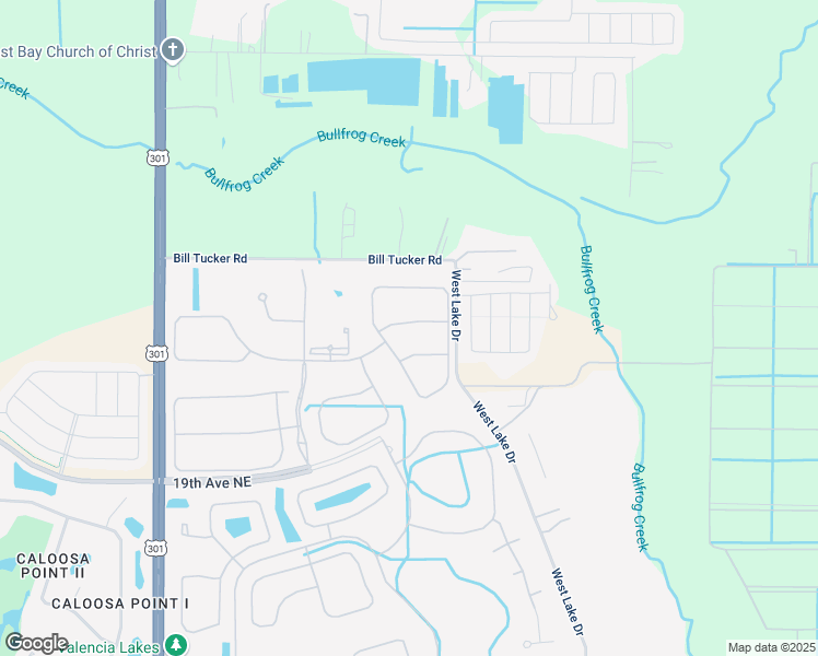 map of restaurants, bars, coffee shops, grocery stores, and more near 15504 Santa Pola Drive in Wimauma
