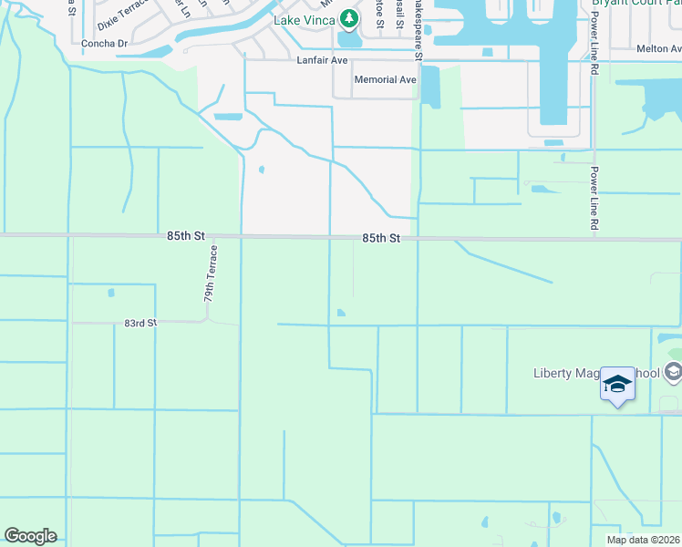 map of restaurants, bars, coffee shops, grocery stores, and more near 8405 75 Court in Vero Beach