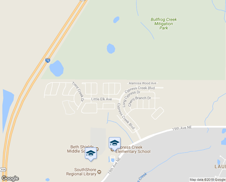 map of restaurants, bars, coffee shops, grocery stores, and more near 15417 Shoal Haven Place in Sun City Center