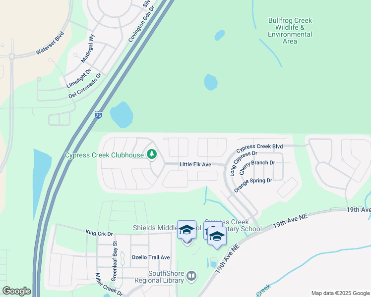 map of restaurants, bars, coffee shops, grocery stores, and more near 7329 Lumber Port Drive in Ruskin