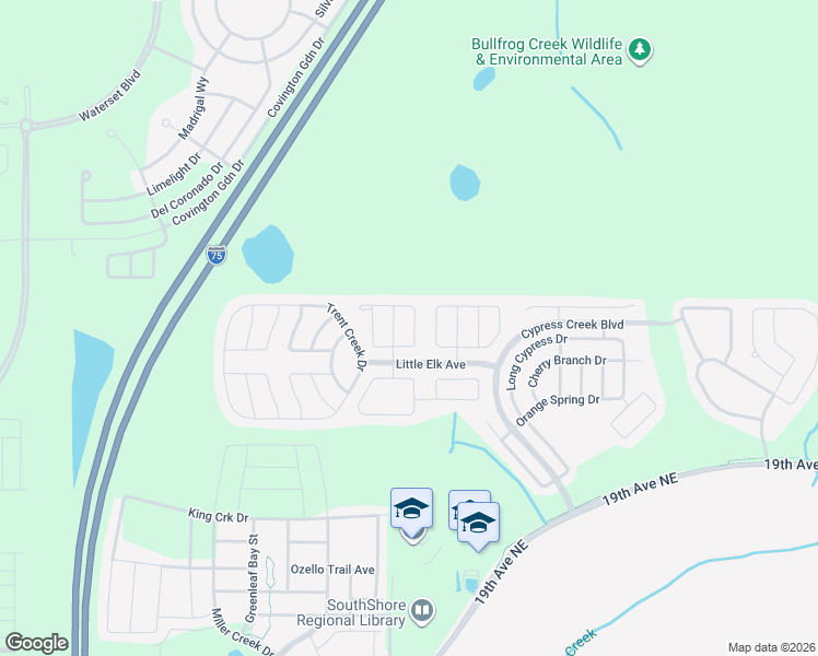 map of restaurants, bars, coffee shops, grocery stores, and more near 7329 Lumber Port Drive in Ruskin
