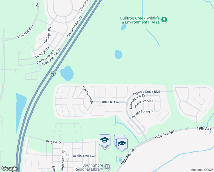 map of restaurants, bars, coffee shops, grocery stores, and more near 7316 Lumber Port Drive in Ruskin