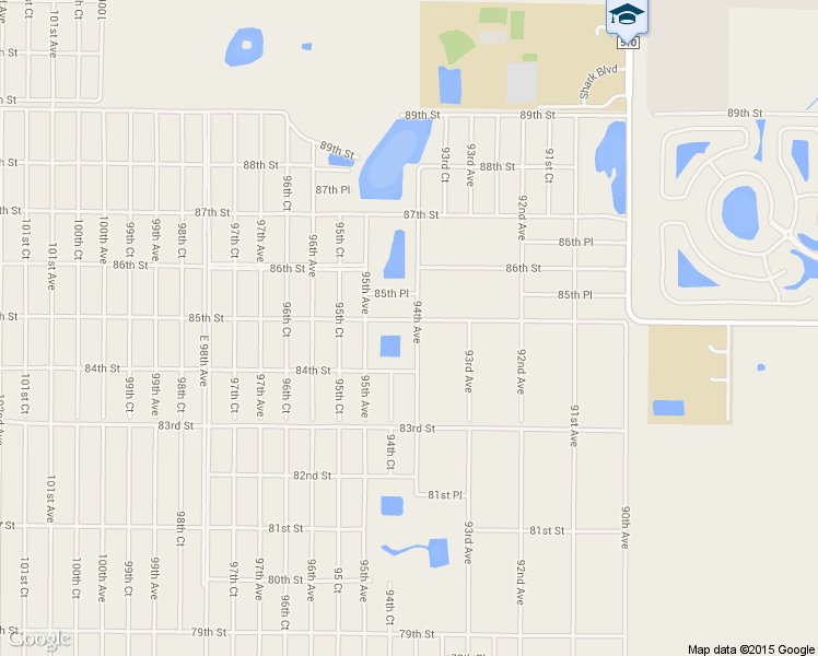 map of restaurants, bars, coffee shops, grocery stores, and more near 8465 94th Avenue in Vero Beach