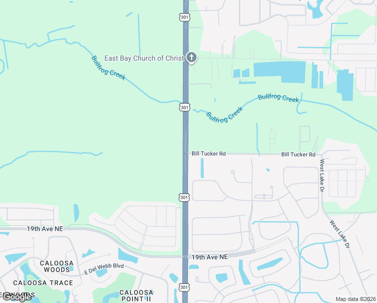 map of restaurants, bars, coffee shops, grocery stores, and more near 10502 Bill Tucker Road in Wimauma