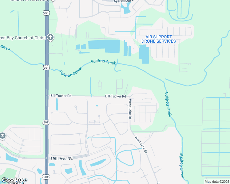 map of restaurants, bars, coffee shops, grocery stores, and more near 15257 Maude Landing Loop in Wimauma