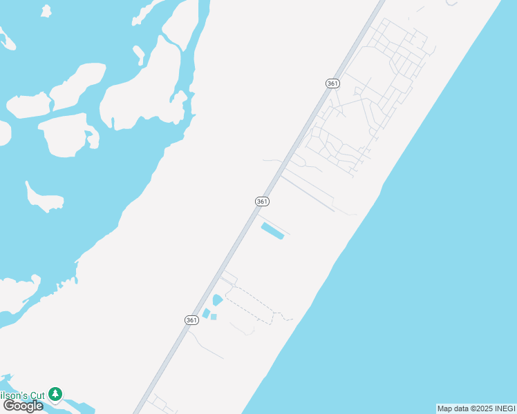 map of restaurants, bars, coffee shops, grocery stores, and more near 6101 Texas 361 in Port Aransas