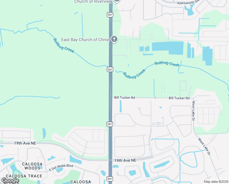 map of restaurants, bars, coffee shops, grocery stores, and more near 10502 Bill Tucker Road in Wimauma