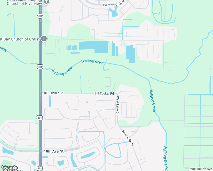 map of restaurants, bars, coffee shops, grocery stores, and more near 15236 Maude Landing Loop in Wimauma
