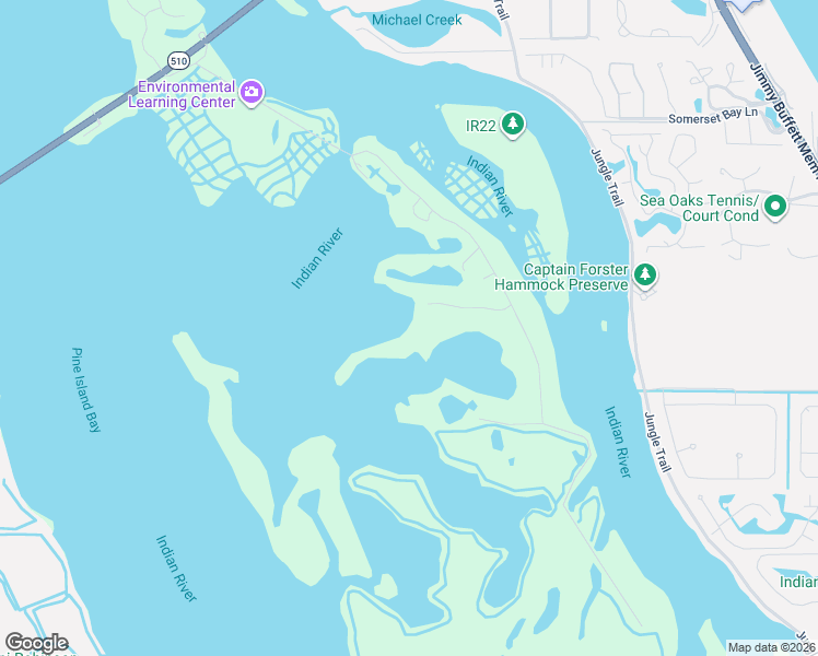 map of restaurants, bars, coffee shops, grocery stores, and more near 2665 Riverview Court in Vero Beach
