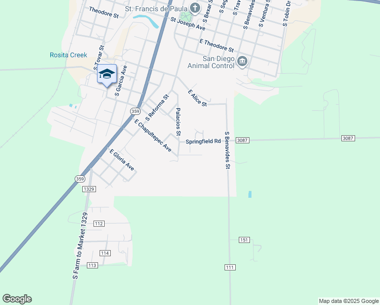 map of restaurants, bars, coffee shops, grocery stores, and more near 822 Tunches Drive in San Diego