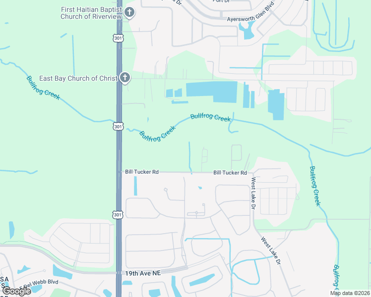 map of restaurants, bars, coffee shops, grocery stores, and more near 10710 Bill Tucker Road in Wimauma