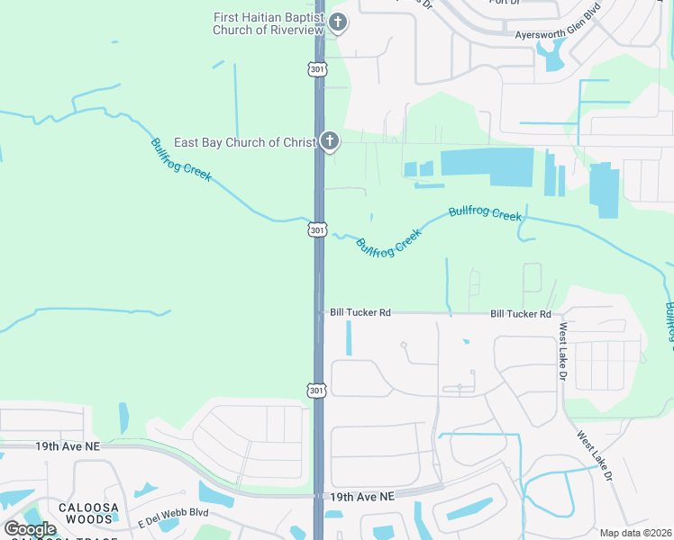 map of restaurants, bars, coffee shops, grocery stores, and more near 11632 Bill Tucker Road in Wimauma