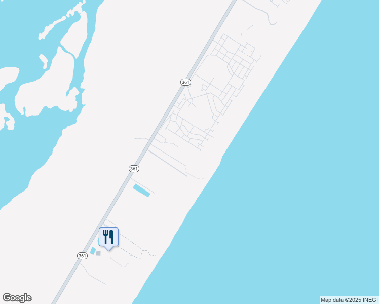 map of restaurants, bars, coffee shops, grocery stores, and more near 5973 Texas 361 in Port Aransas