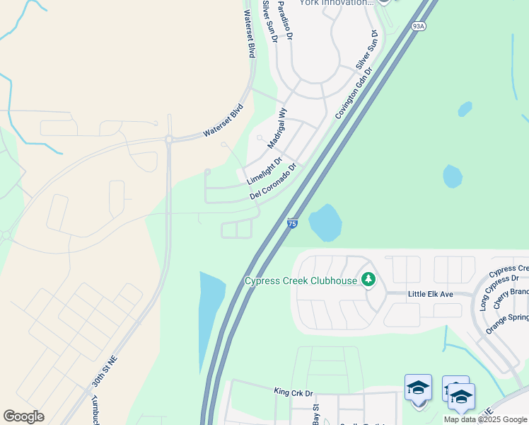 map of restaurants, bars, coffee shops, grocery stores, and more near Interstate 75 in Apollo Beach