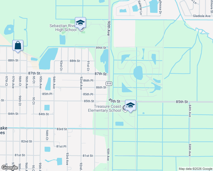 map of restaurants, bars, coffee shops, grocery stores, and more near in Indian River County