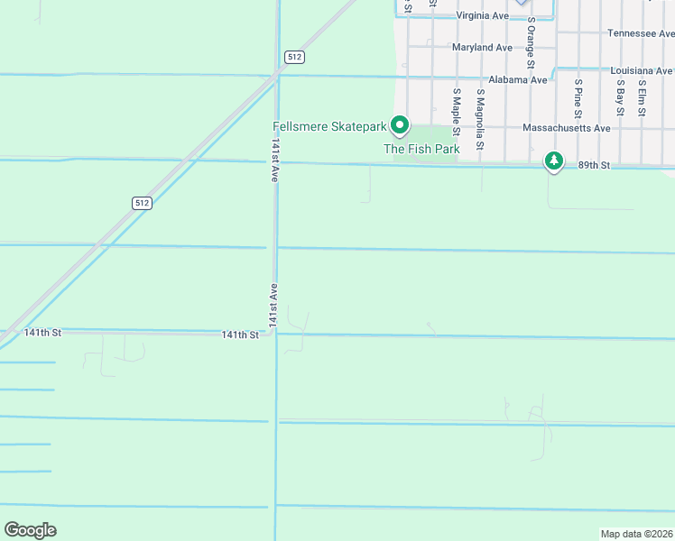 map of restaurants, bars, coffee shops, grocery stores, and more near 13955 87th Street in Fellsmere